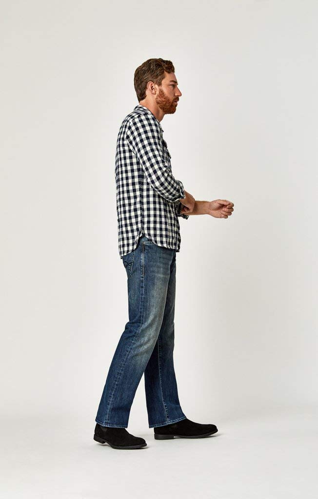 Mavi Josh Men's Bootcut Jeans - Regular Rise, Classic Fit Denim Pants for Casual Wear & Everyday Comfort