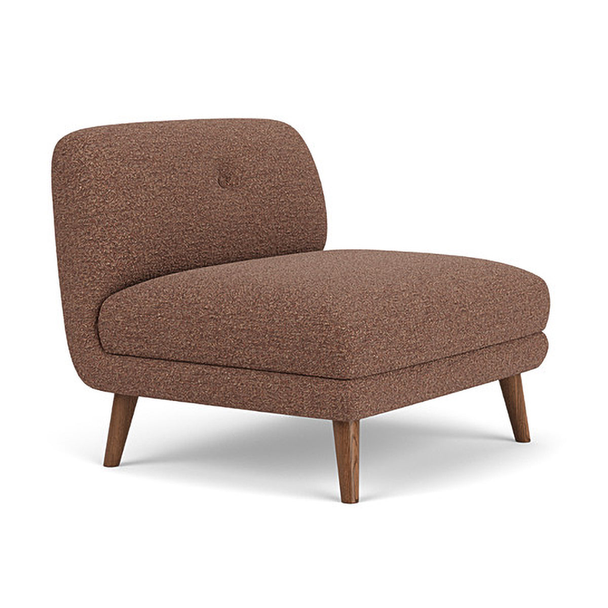 Alfred Boucle Modular Armless Sectional Sofa - Modern Comfort for Living Room, Lounge & Office Spaces