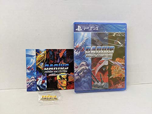 Darius Cozmic Collection: Console Edition with Exclusive Post Card & Sagaia Pin for PlayStation 4 - Classic Arcade Shooter Game for Retro Gaming Enthusiasts