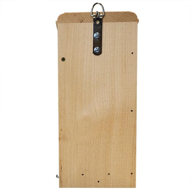 Premium Wooden Wren Bird House - Natural Cedar Birdhouse for Outdoor Garden, Backyard & Patio - Perfect for Attracting Wild Birds & Enhancing Your Garden Decor