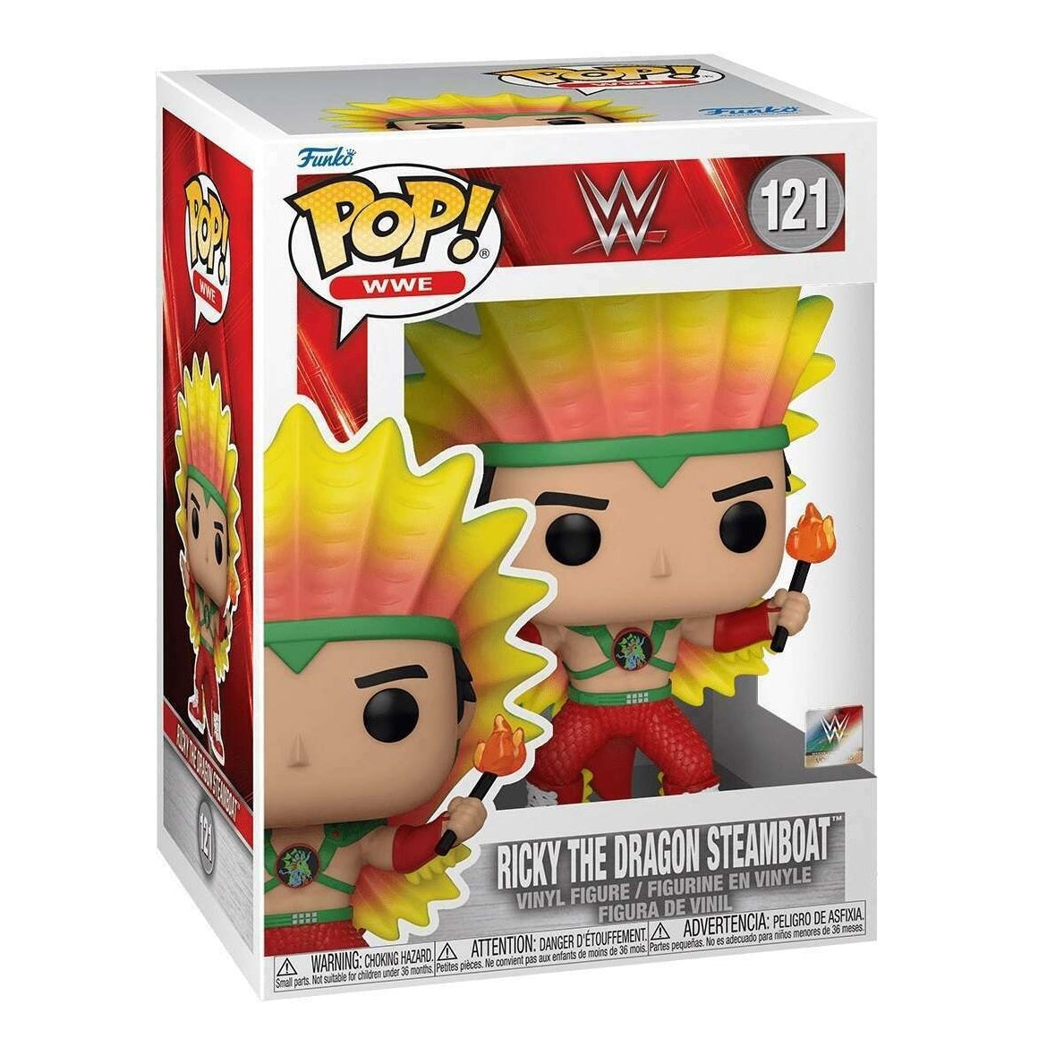 WWE Ricky 'The Dragon' Steamboat Action Figure - Collectible Wrestling Toy for Fans & Kids | Perfect for Play, Display & Gifts