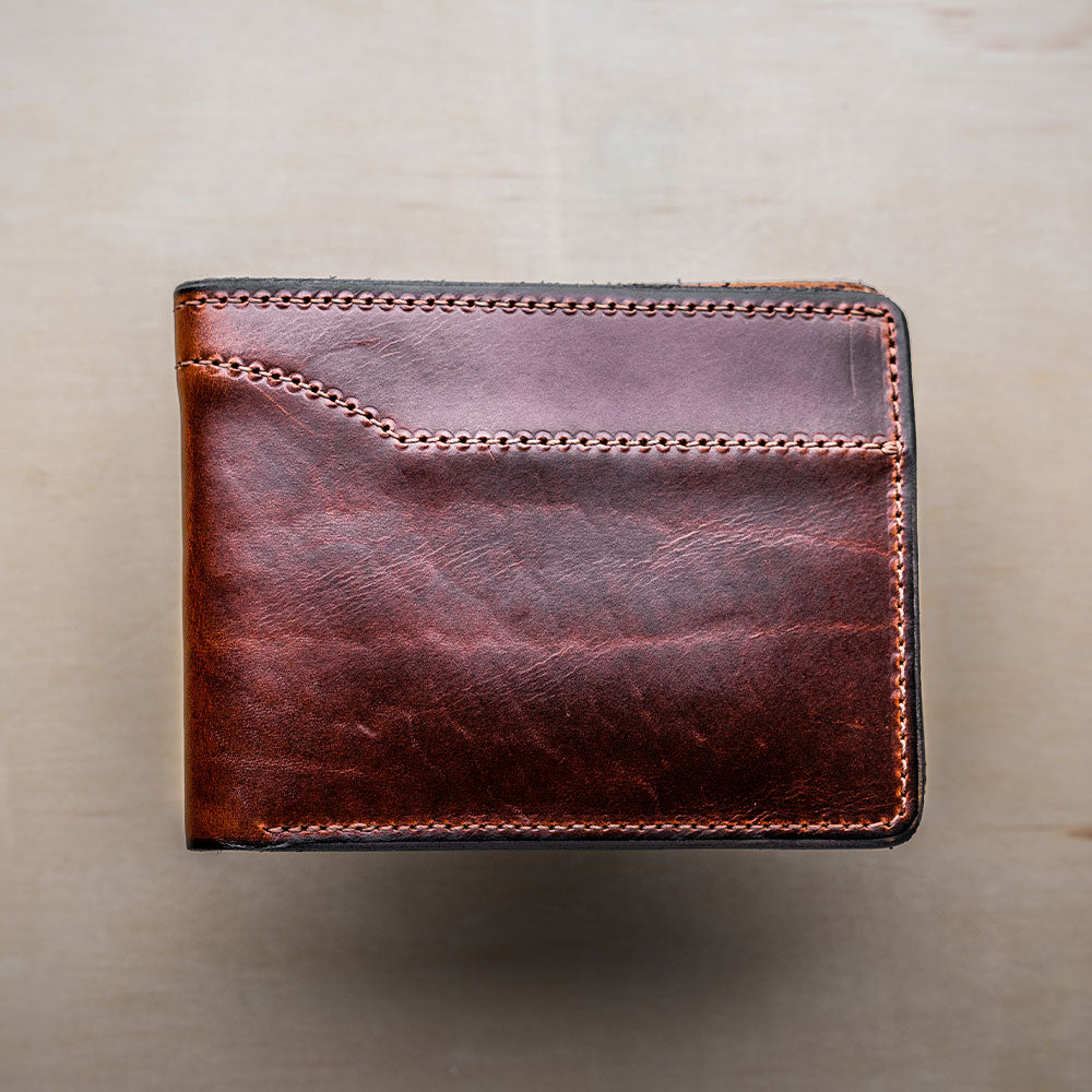 Hanks Belts Medium Bifold Wallet for Men - Genuine Leather RFID Blocking Slim Wallet - Perfect for Everyday Carry, Travel & Business Use