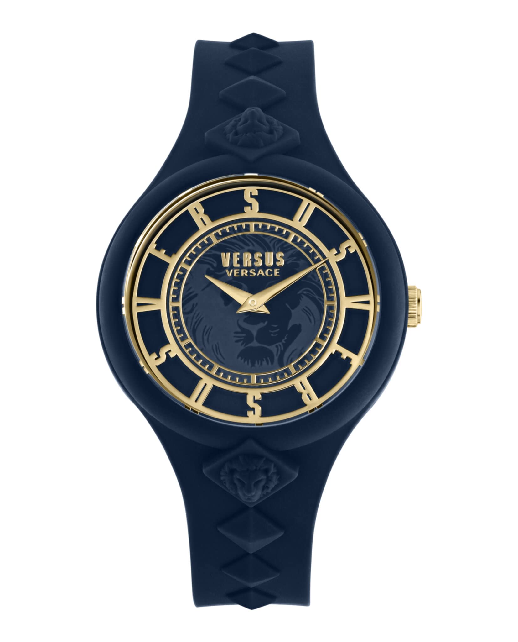 Versus Versace Fire Island Women's Luxury Watch - Blue Strap, Blue Case & Dial | Elegant Timepiece for Women, Perfect for Parties, Gala Events & Special Occasions
