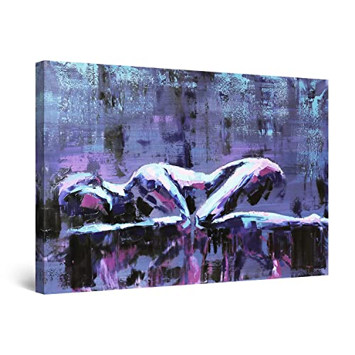 Purple White Woman