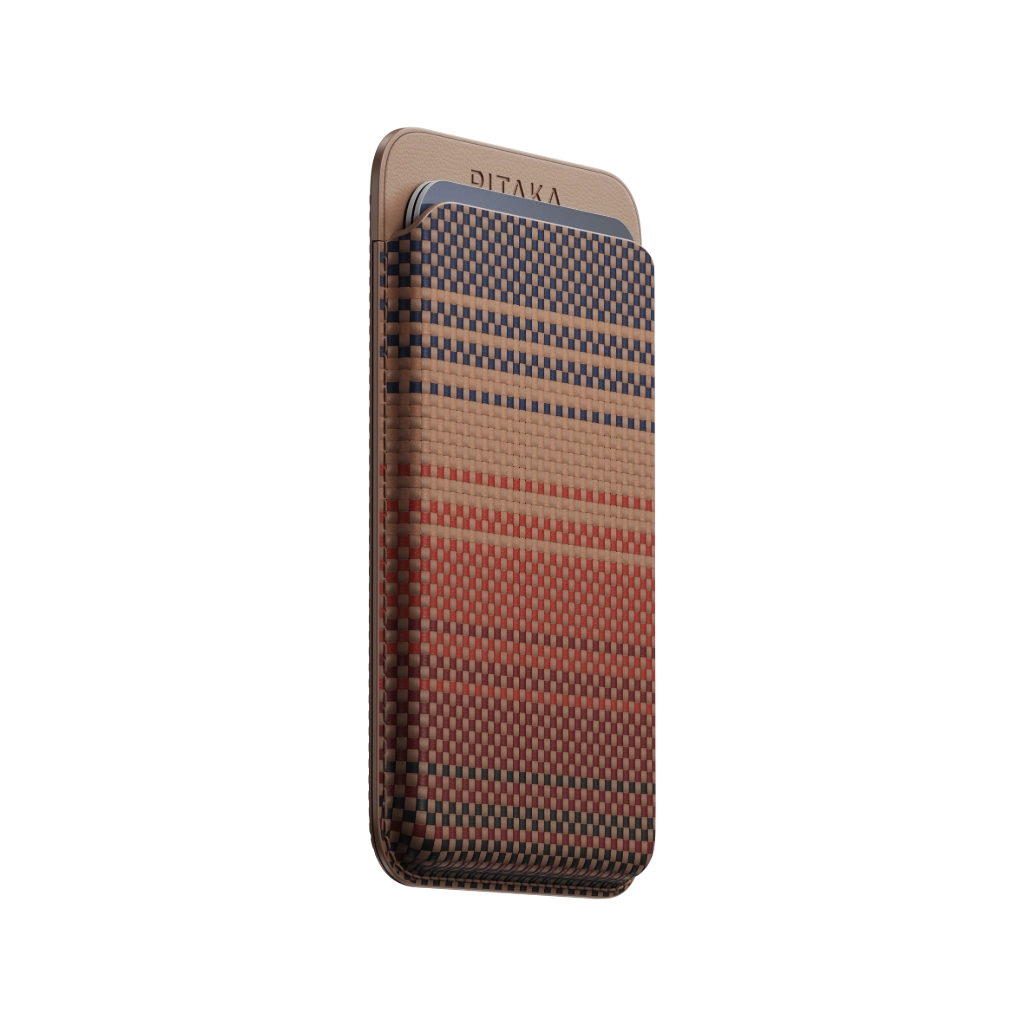 Slim Magnetic Woven Wallet for Men & Women - RFID Blocking Minimalist Front Pocket Wallet - Perfect for Travel, Gym & Everyday Use