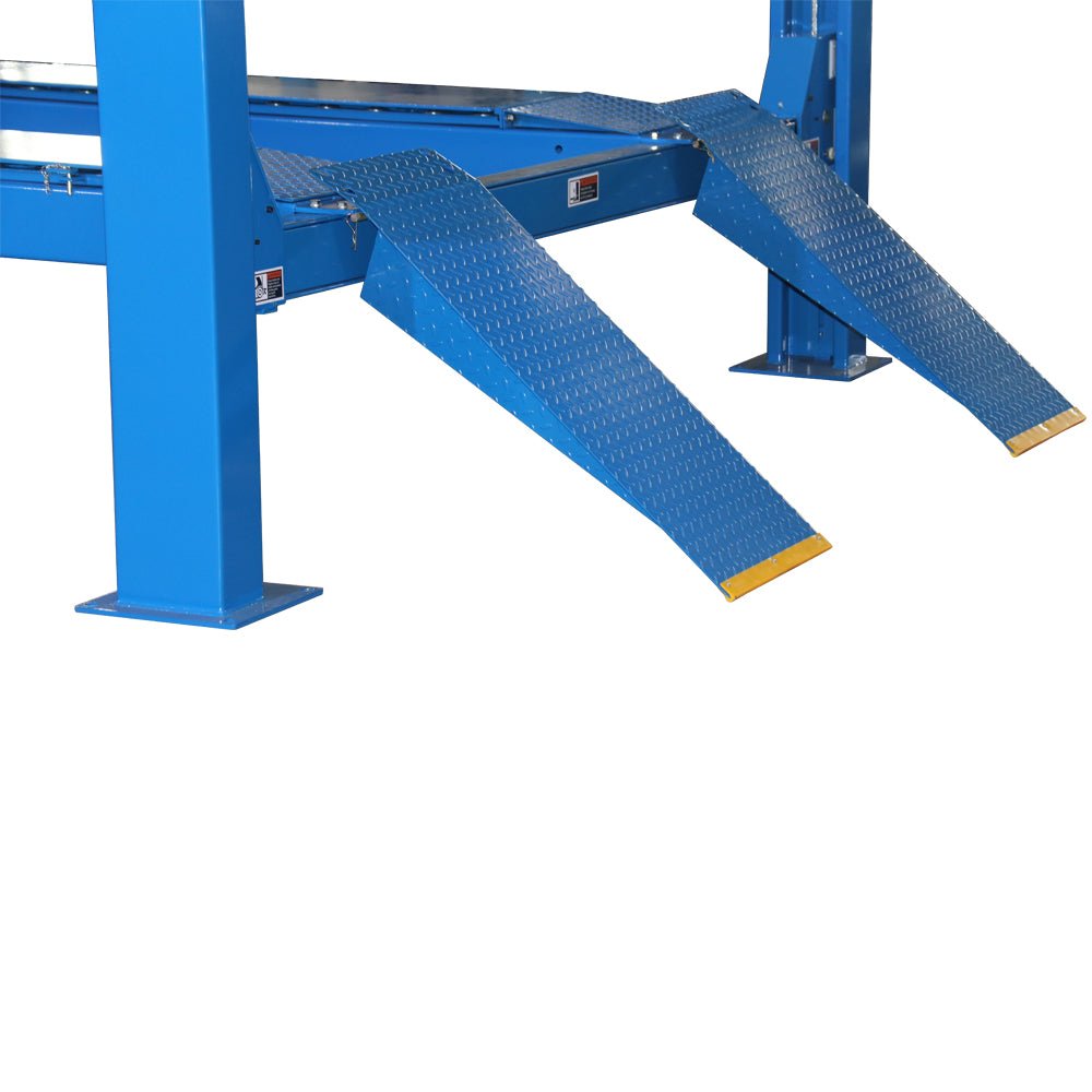 4 Post Car Lift 6.5 Ton Capacity - Heavy Duty Vehicle Hoist for Trucks & SUVs | HFL4065E Model | Perfect for Auto Repair Shops & Home Garages