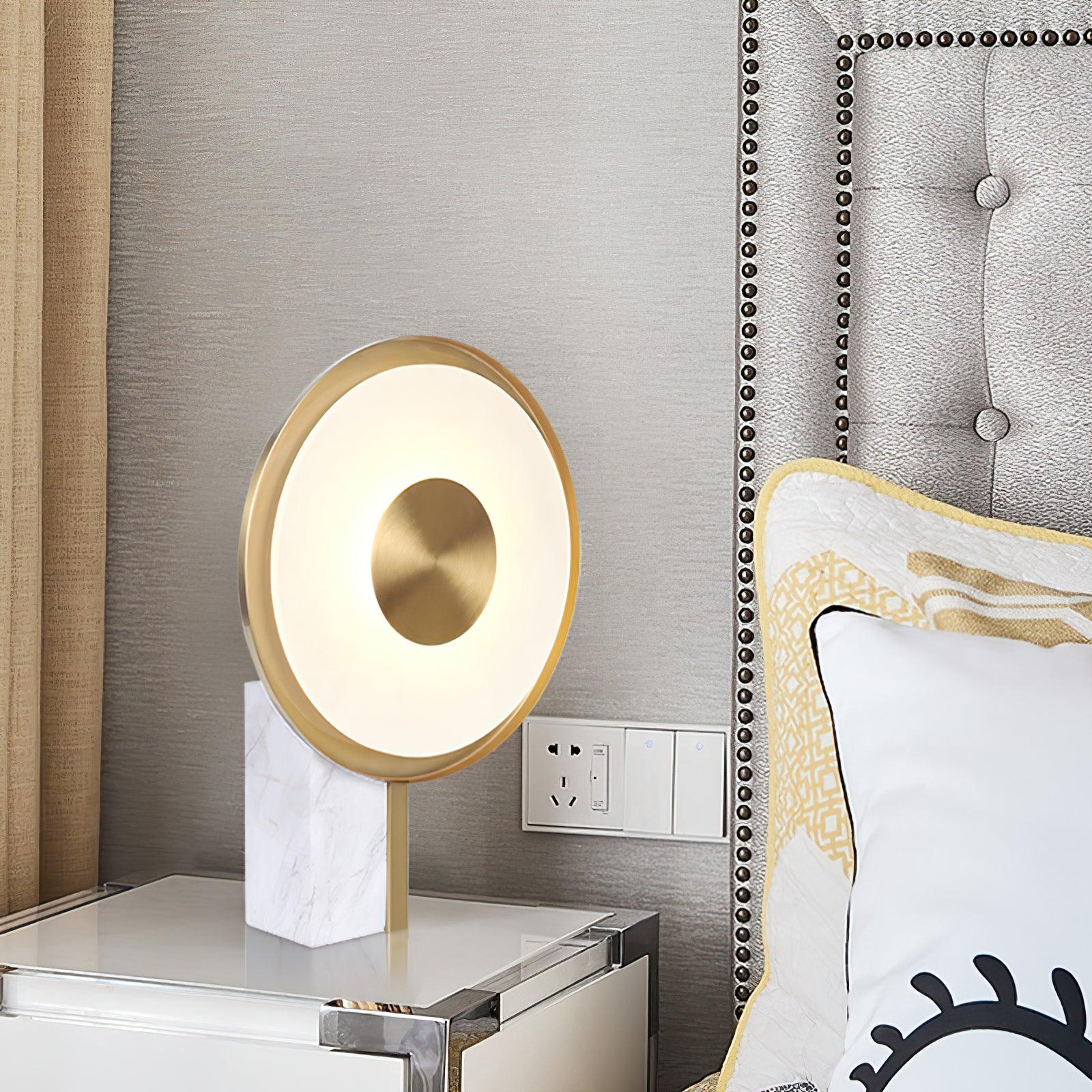Roche Bobois Modern Table Lamp - Elegant LED Nightstand Light for Bedroom, Living Room & Office - Stylish Home Decor Lighting