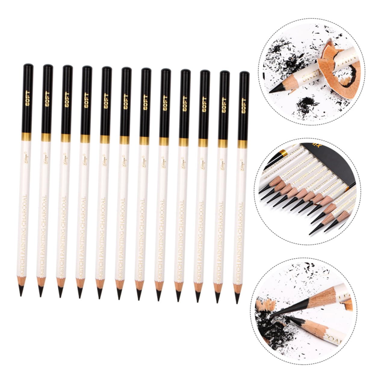 SEWACC 36-Piece Sketch Pencil Set - Graphite Drawing Pencils for Artists, Students & Professionals - Wooden HB Pencils for Sketching, Writing & Shading - Perfect for Art Classes, Office & Home Use