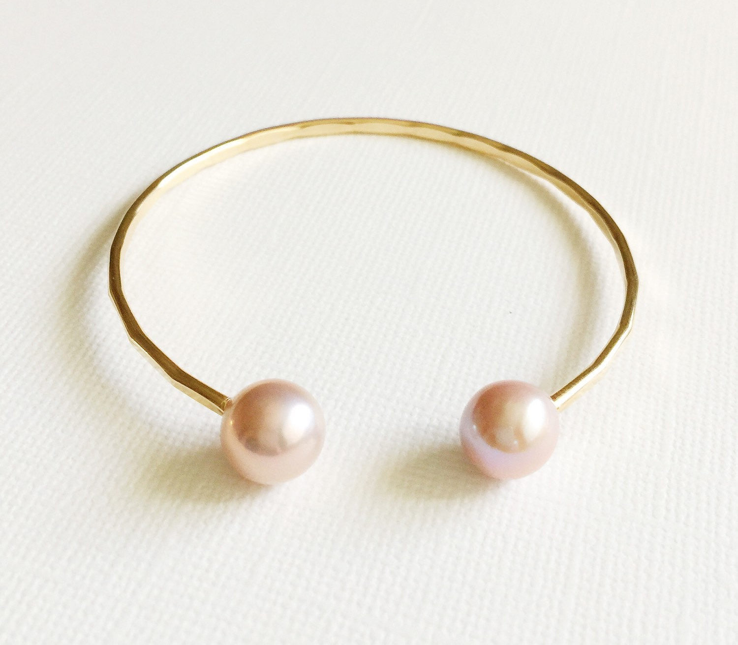 Elegant Pink Pearl Cuff Bracelet (B246) - Perfect for Weddings, Parties & Special Occasions