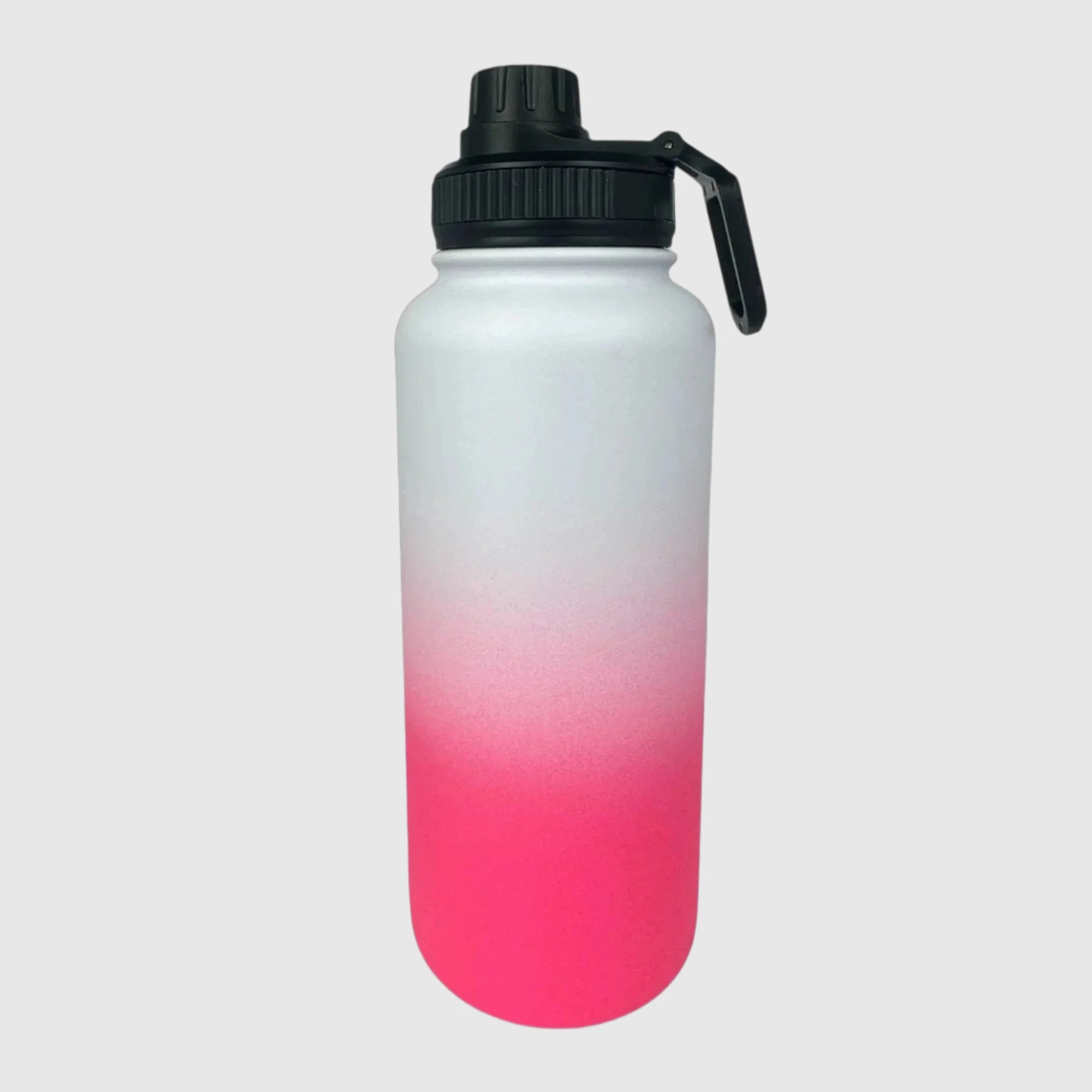 Premium Hot Pink Insulated Stainless Steel Water Bottle 32oz (950ml) - Leakproof & BPA-Free for Gym, Hiking & Outdoor Activities