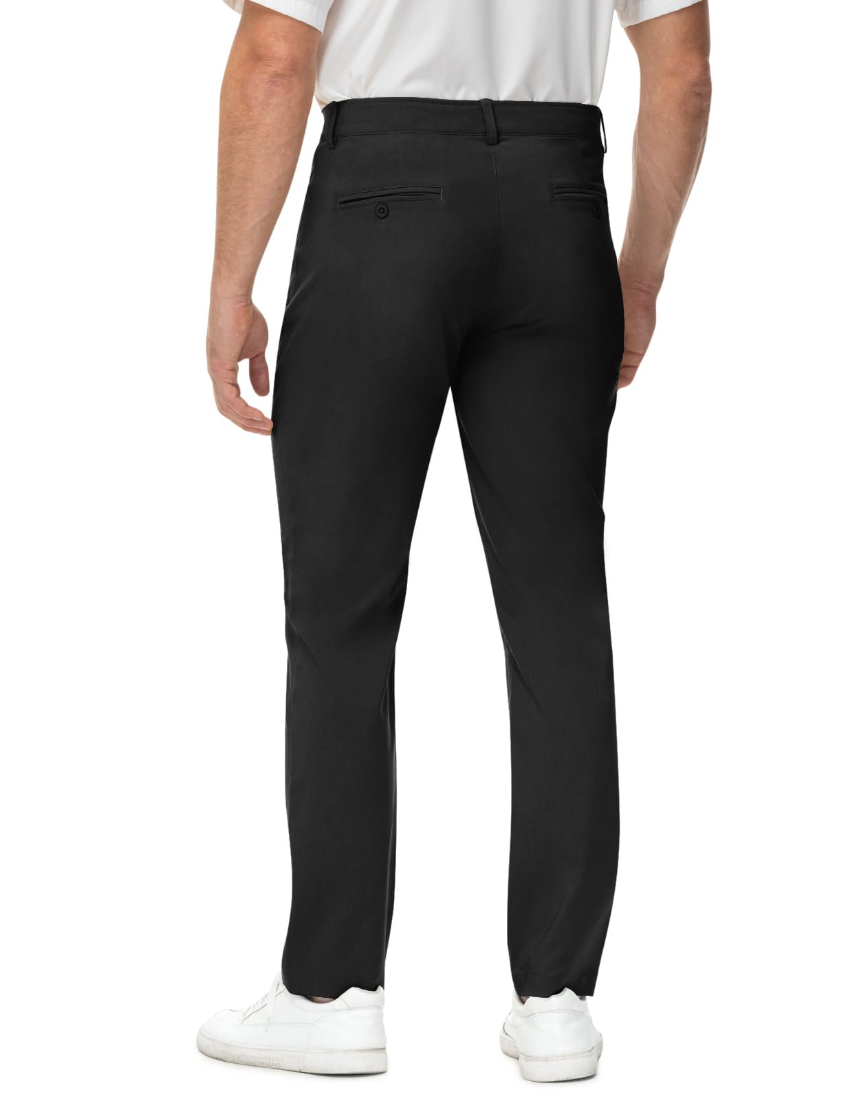 Rdruko Men's Stretch Golf Pants - Lightweight Quick Dry Business Casual Slacks for Work, Office & Outdoor Activities | Comfortable Dress Trousers for Golfing, Travel & Daily Wear