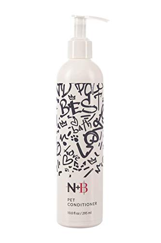 N+B Pet Shampoo & Conditioner for Dogs & Cats - All Natural Organic Formula for All Breeds & Coat Types | USA Made | Gentle Cleansing for Sensitive Skin | Perfect for Bath Time & Grooming Routine
