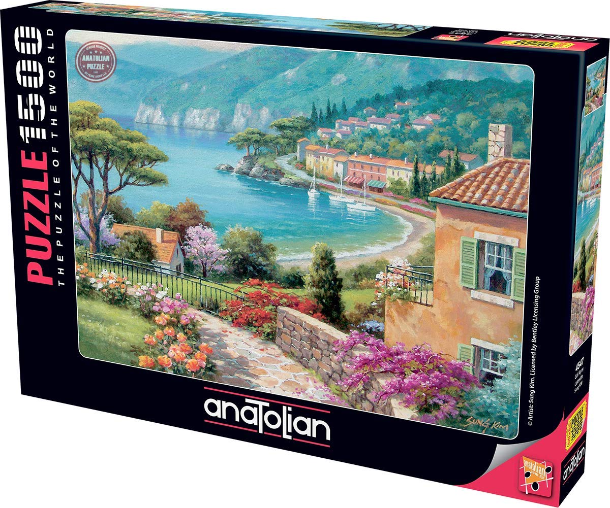 1500 Piece Anatolian Lakeside Jigsaw Puzzle #4547 - Challenging Adult Puzzle for Relaxation & Home Decor | Perfect for Family Game Nights & Stress Relief