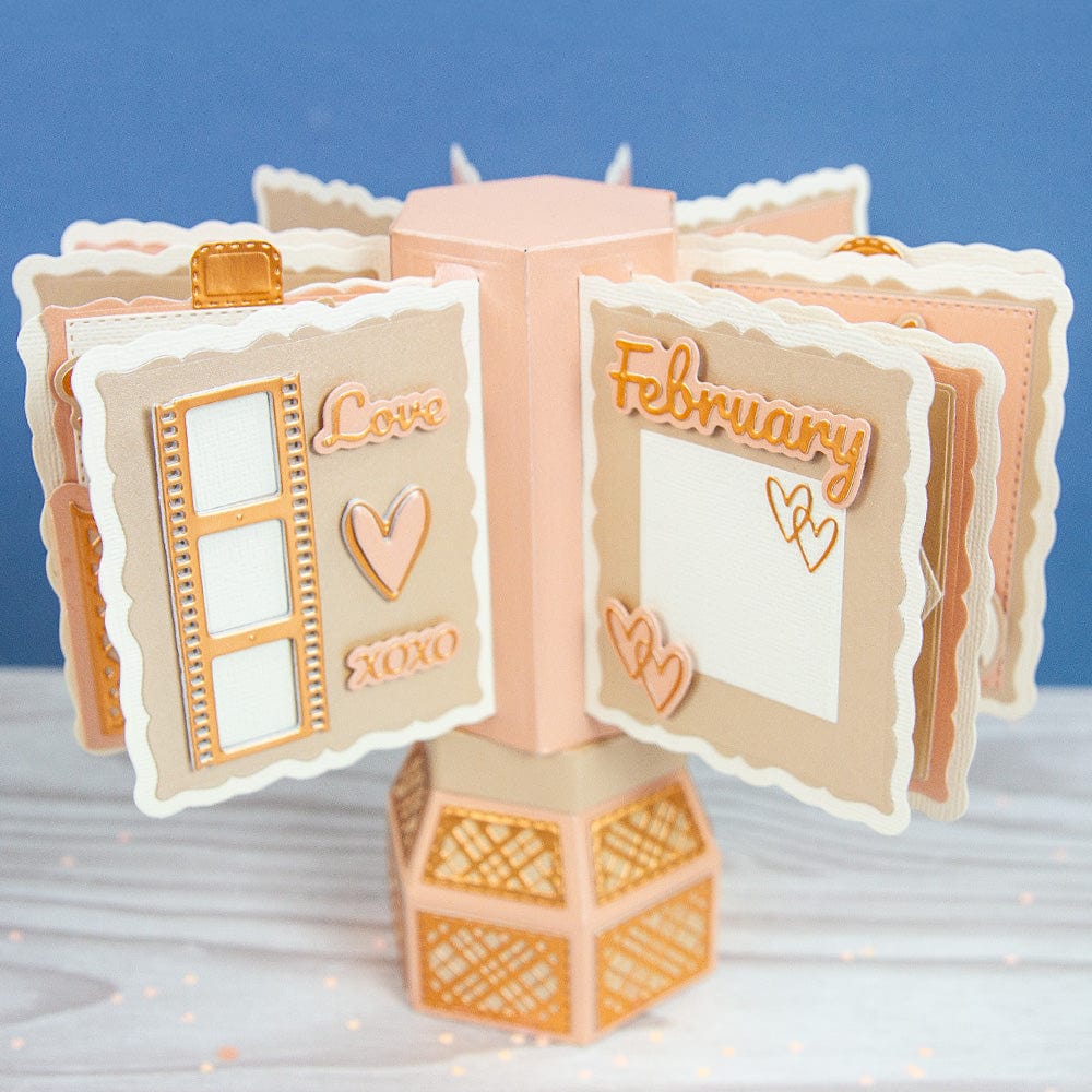 Memory Dex Scrapbook Album - My Memory Book Collection for Photos, Cards & Keepsakes - Perfect for Travel, Weddings & Baby Memories - 5490e