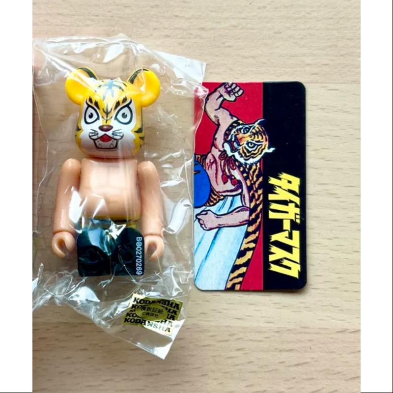 Bearbrick Series 27 HERO Tiger Mask 100% Collectible Figure - Limited Edition Japanese Vinyl Art Toy for Display & Collection | Perfect for Anime Fans, Home Decor, and Gift Giving