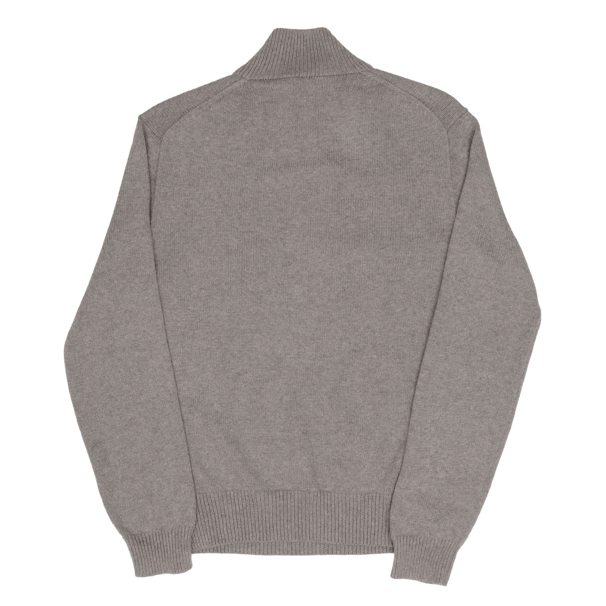 Ralph Lauren Men's Grey Knit Quarter Zip Sweater - Small Size | Casual Pullover for Work, Travel & Outdoor Activities