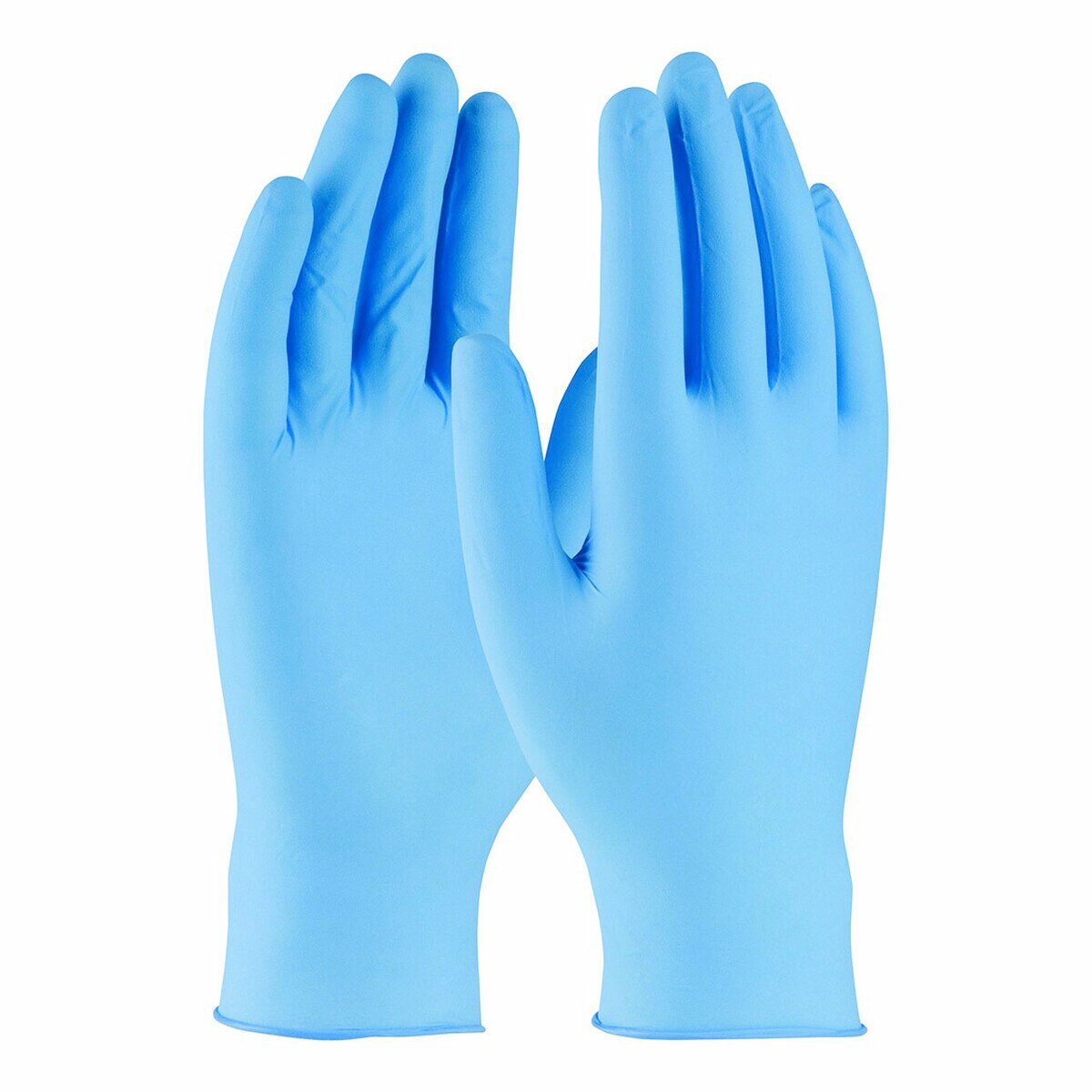 Niflex45 Nitrile Gloves, Blue, 4.0 mil Thickness, Box of 100 - Disposable Protective Gloves for Medical, Food Service & Cleaning