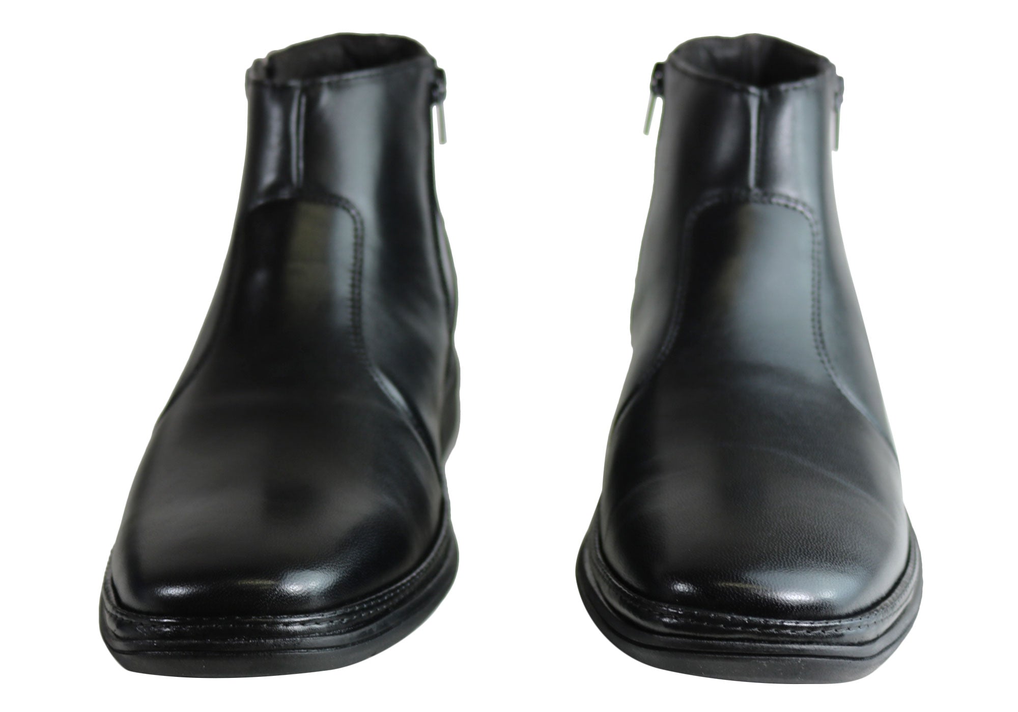 Savelli Aston Men's Comfortable Leather Dress Boots - Handcrafted in Brazil - Perfect for Business, Office & Formal Occasions