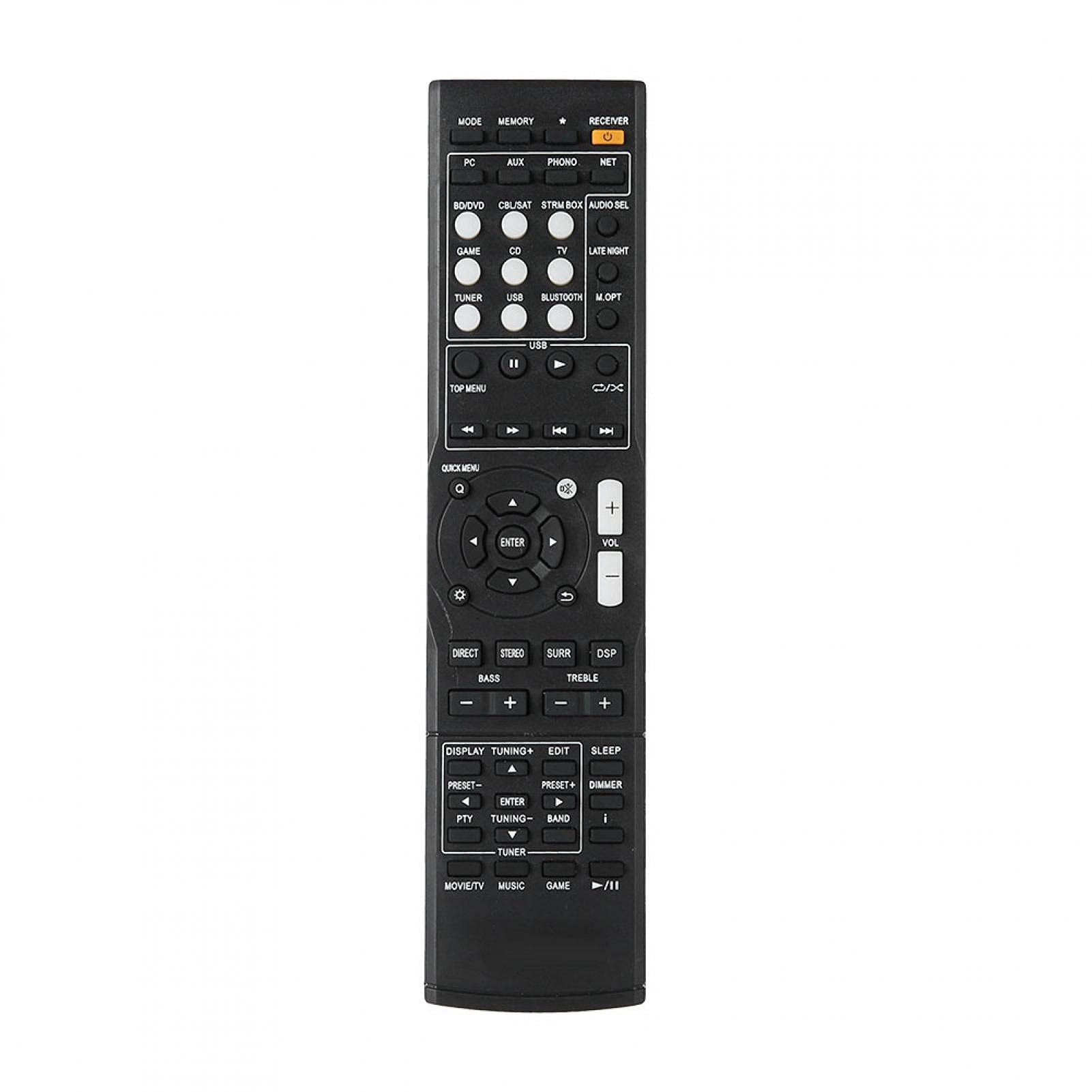 ASHATA Replacement Remote Control for Onkyo RC-928R RC-909R - Smart Power Amplifier Controller for Home Theater & Audio Systems