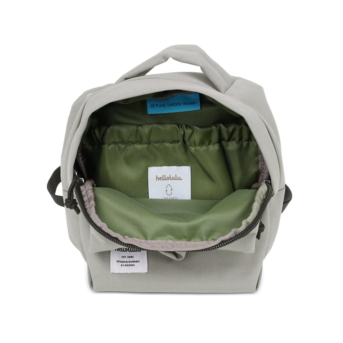 HELLOLULU Carter Lt M All Day Backpack - Lightweight Laptop Backpack for Men & Women, Water-Resistant Soft Gray Daypack for Work, School, Travel & Outdoor Activities