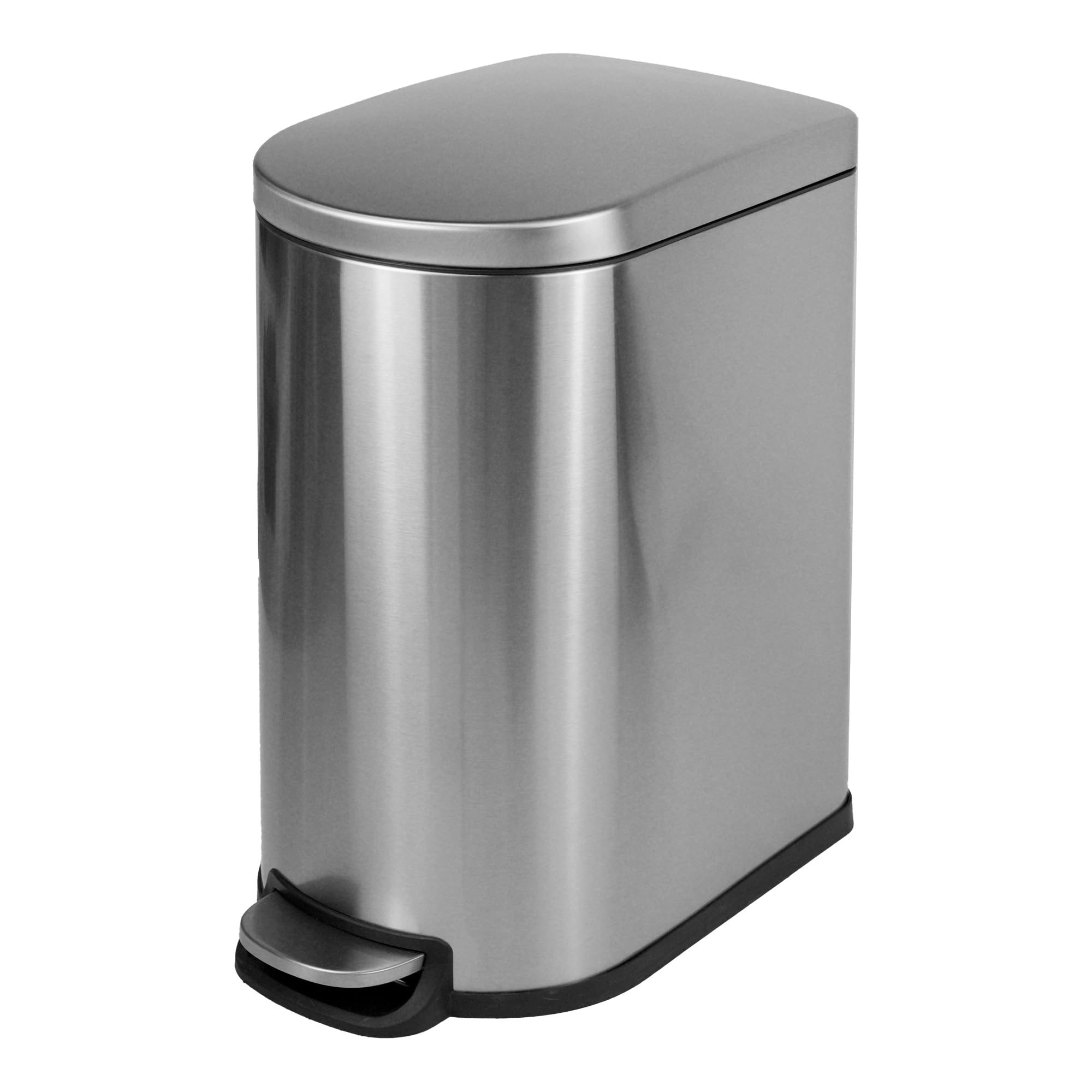 TARUNMO 10.6 Gallon (40L) Stainless Steel Kitchen Trash Can with Lid & Removable Inner Bin - Brushed Metal Garbage Bin for Home, Office, or Restaurant - Easy to Clean & Odor Control Waste Bin for Kitchen, Bathroom & Living Areas