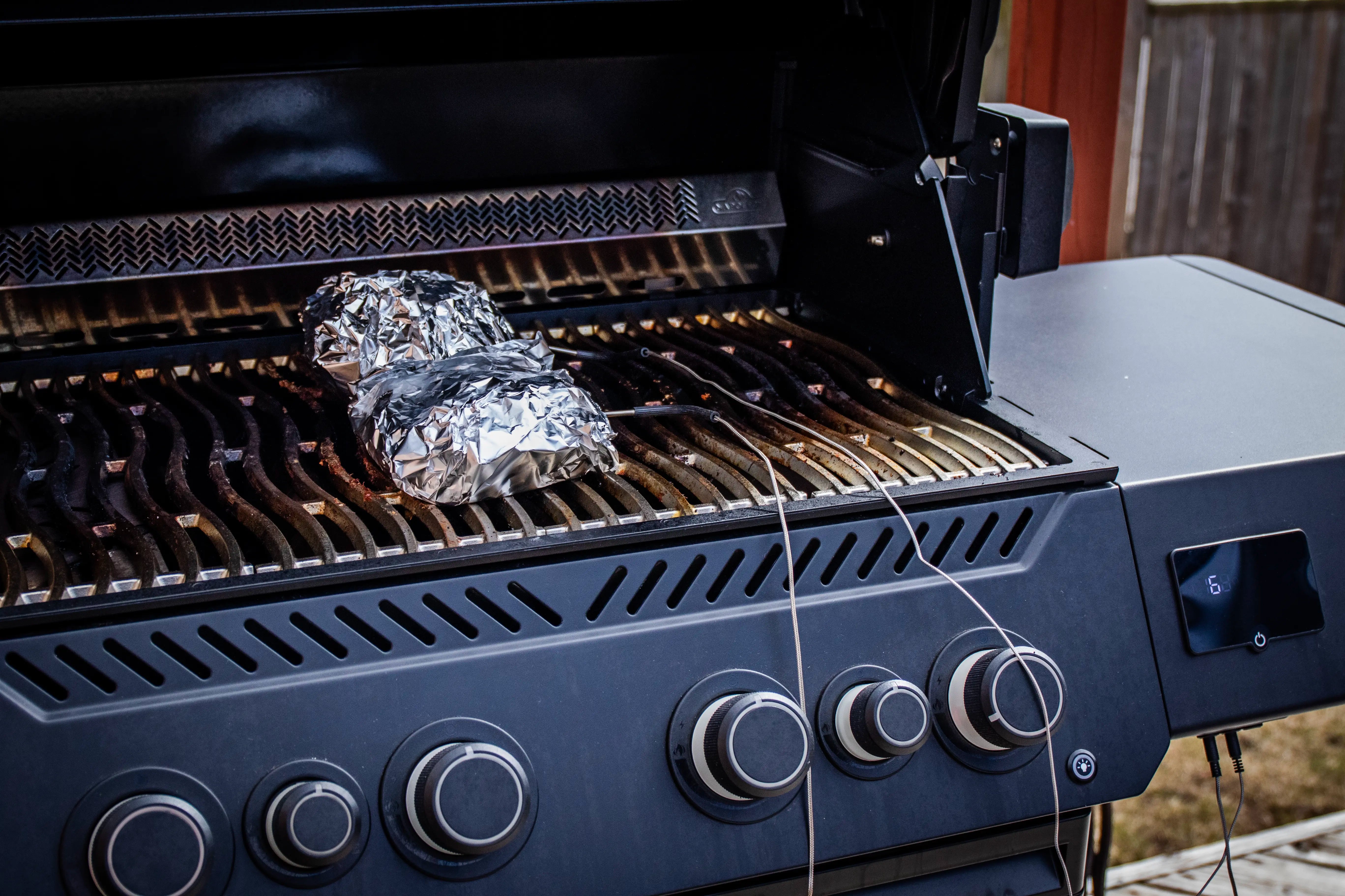 Napoleon Phantom Prestige® 500 RSIB Smart Gas Grill with Infrared Side & Rear Burners - Perfect for Outdoor Cooking, Backyard BBQs, and Patio Entertaining