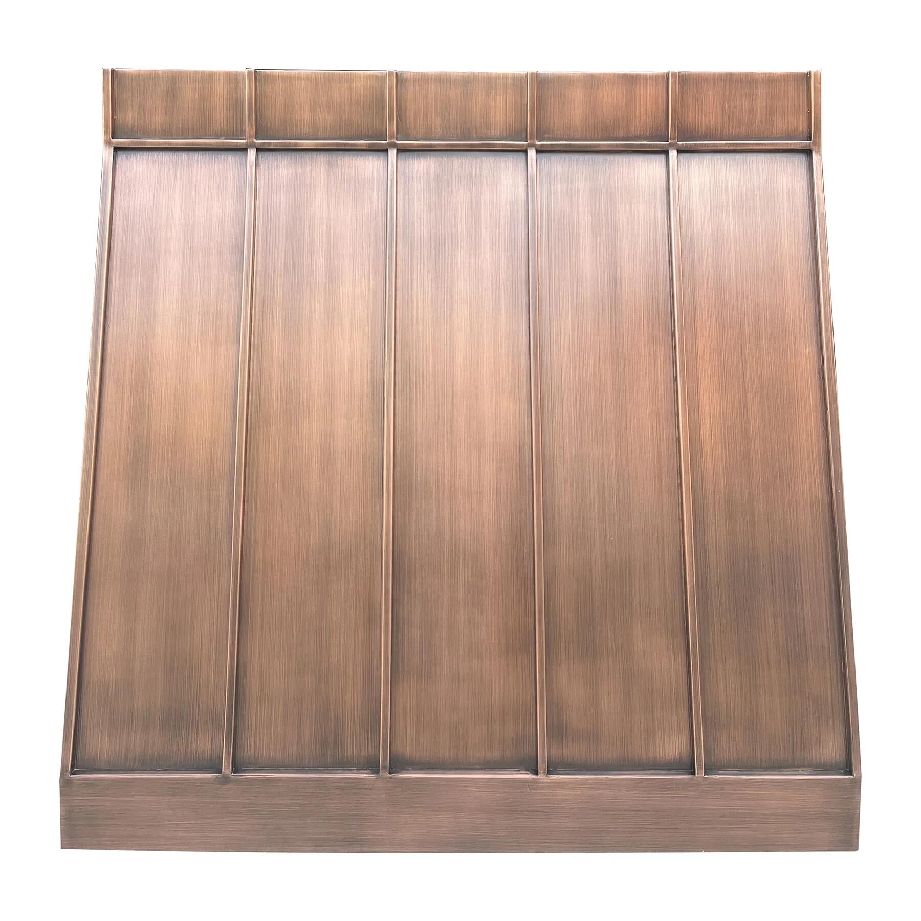 Custom SINDA H8TR6 Copper Range Hood for Kitchen - Premium Stainless Steel Vent Hood with Powerful Extraction for Home Cooking & Baking