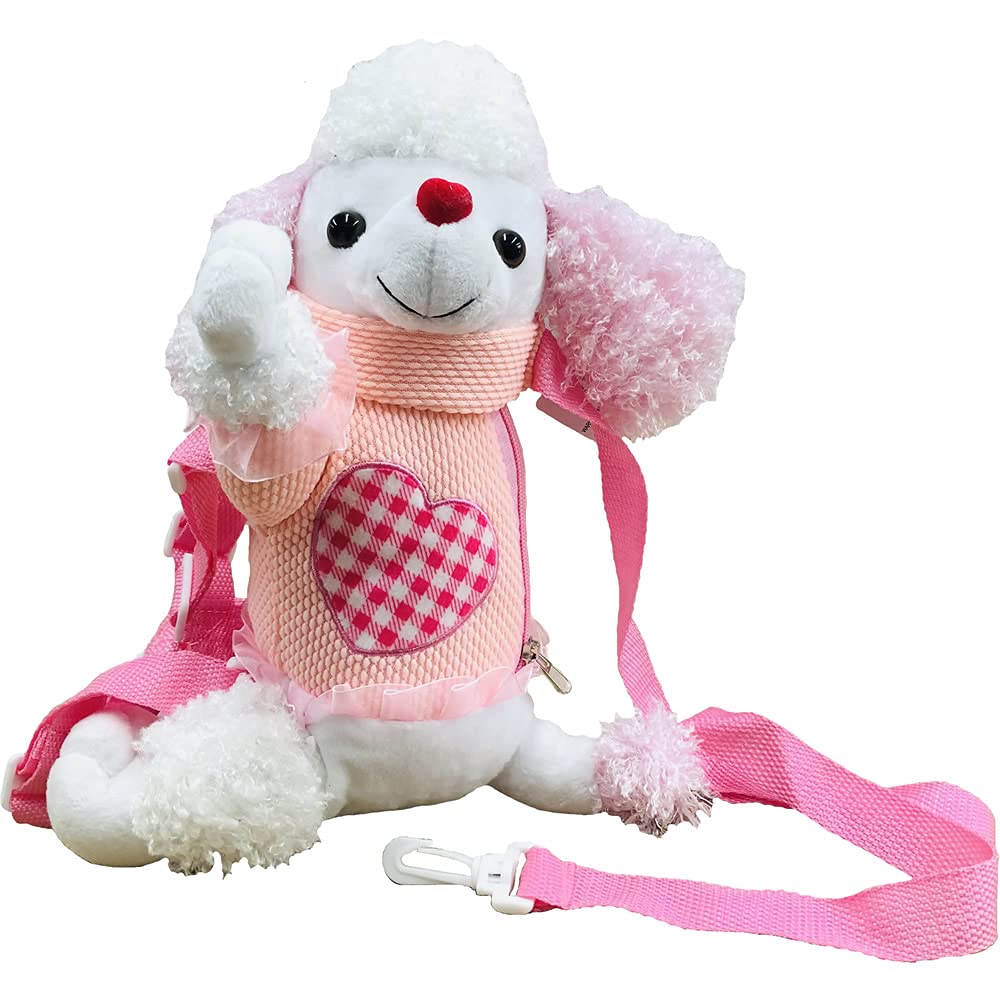 Adorable Pink Puppy Toddler Safety Harness with Adjustable Leash - Perfect for Walking, Shopping & Travel with Kids
