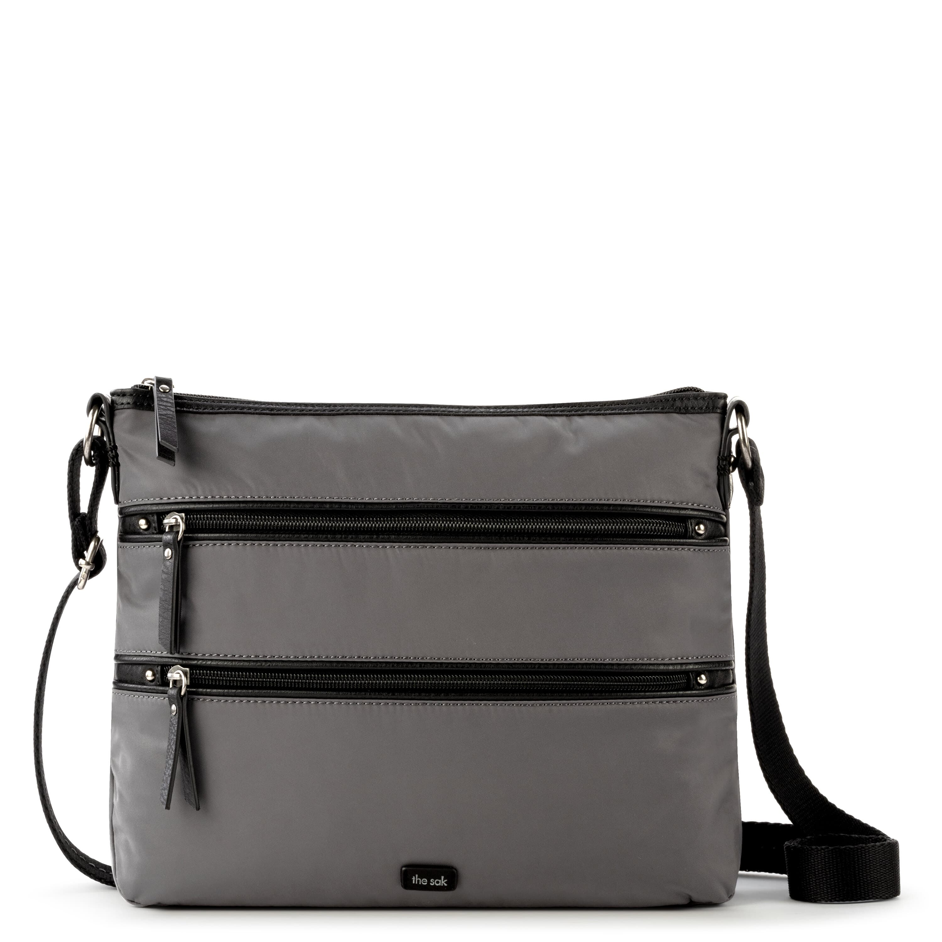 Esperato Eco-Friendly Crossbody Bag - Sustainable EcoTwill Fabric in Slate Color | Perfect for Travel, Work, and Everyday Use