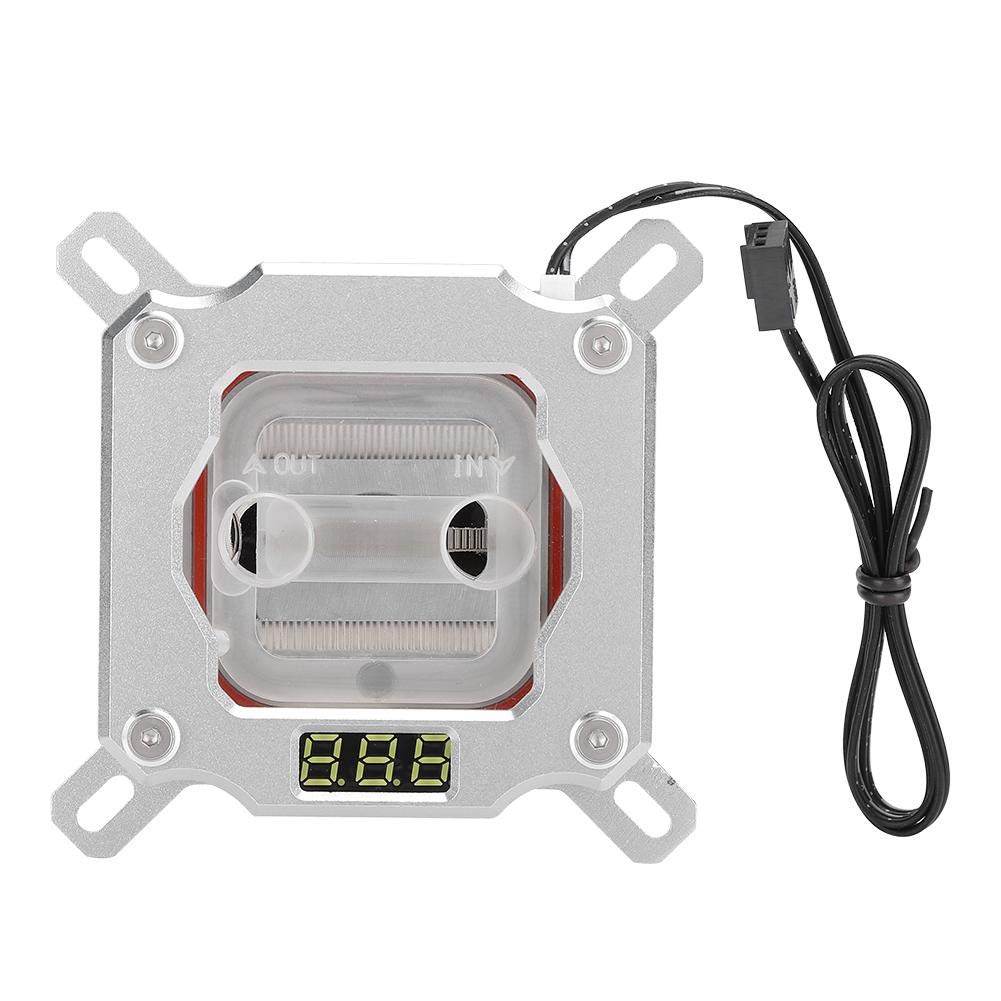 Naroote High-Performance CPU Water Cooling Block - Efficient PC Heat Dissipation System for Gaming & Overclocking | Perfect for Liquid Cooling PC Builds & High-End CPU Cooling Solutions