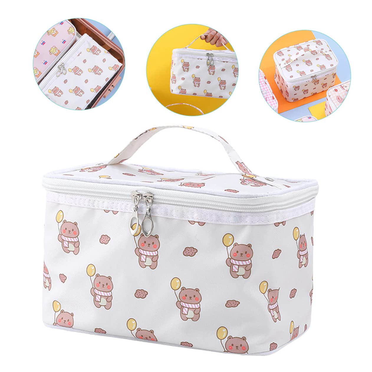 Waterproof Large Capacity Travel Makeup Organizer Bag for Women - Cosmetic Toiletry Case with Multiple Pockets for Home, Gym, Vacation & Business Trips | Perfect for Airplane Carry-on & Weekend Getaways