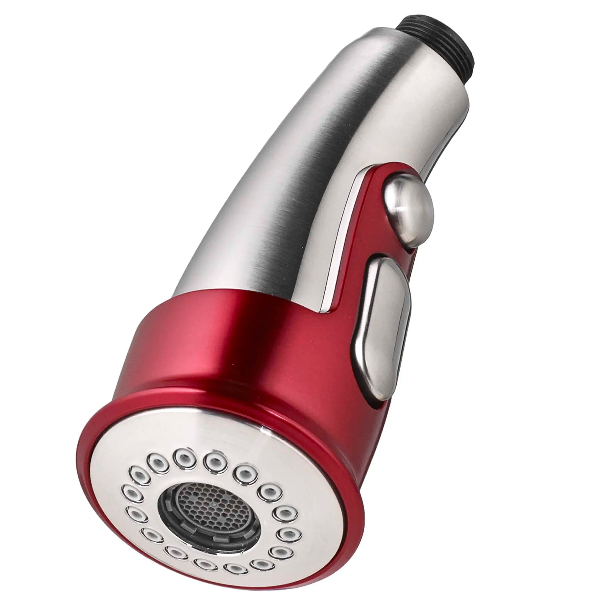 Estate Candy Apple Red Kitchen Faucet Spray Head - High Pressure Pull Down Sprayer for Sink, Dishwashing & Cooking (Brushed Nickel Finish)