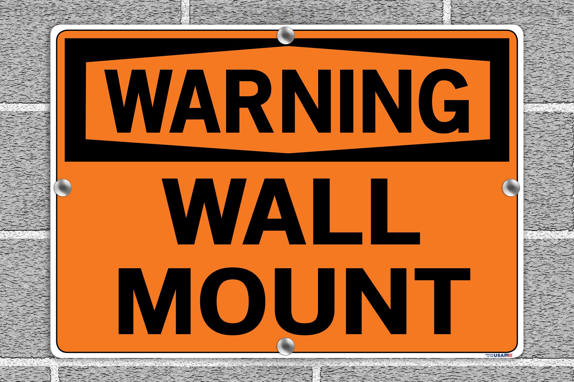 Vestil SI-W-33-A-AL-063-S Propane Warning Sign - Aluminum Safety Sign for Gas Tanks & Cylinders - 0.063