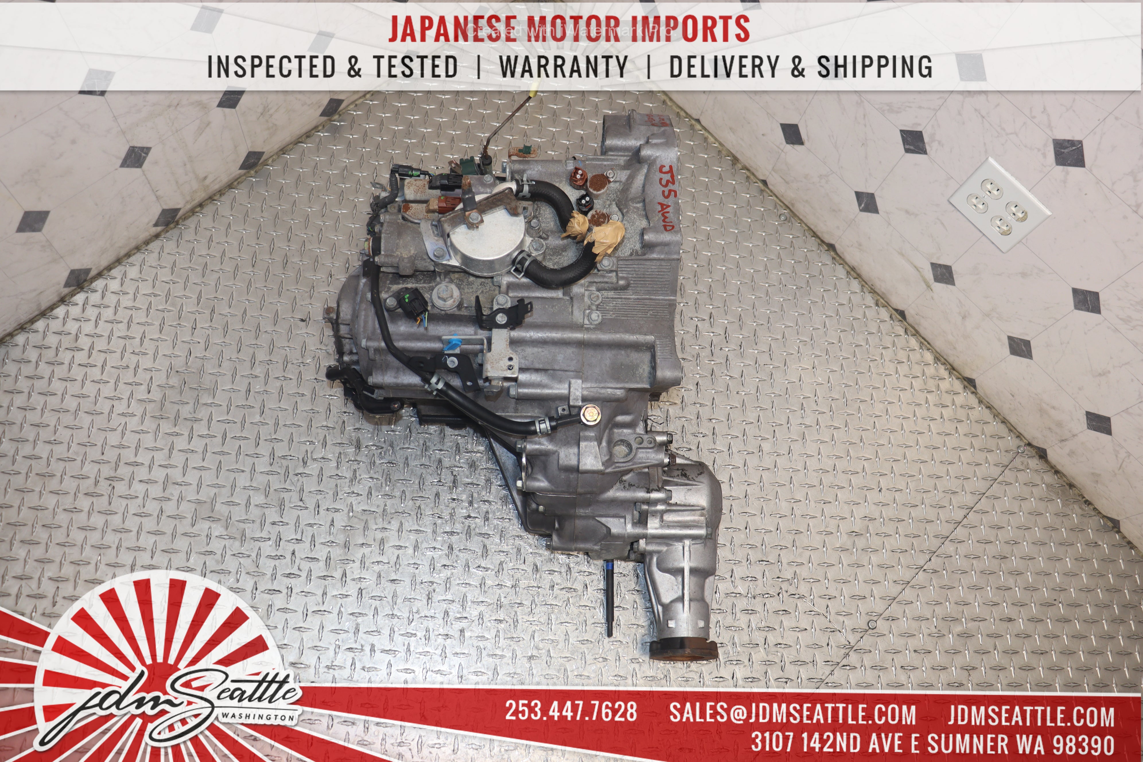 JDM J35A Automatic AWD Transmission for 2001-2002 Acura MDX & 2003-2005 Honda Pilot - Perfect for Off-Roading & Performance Upgrades
