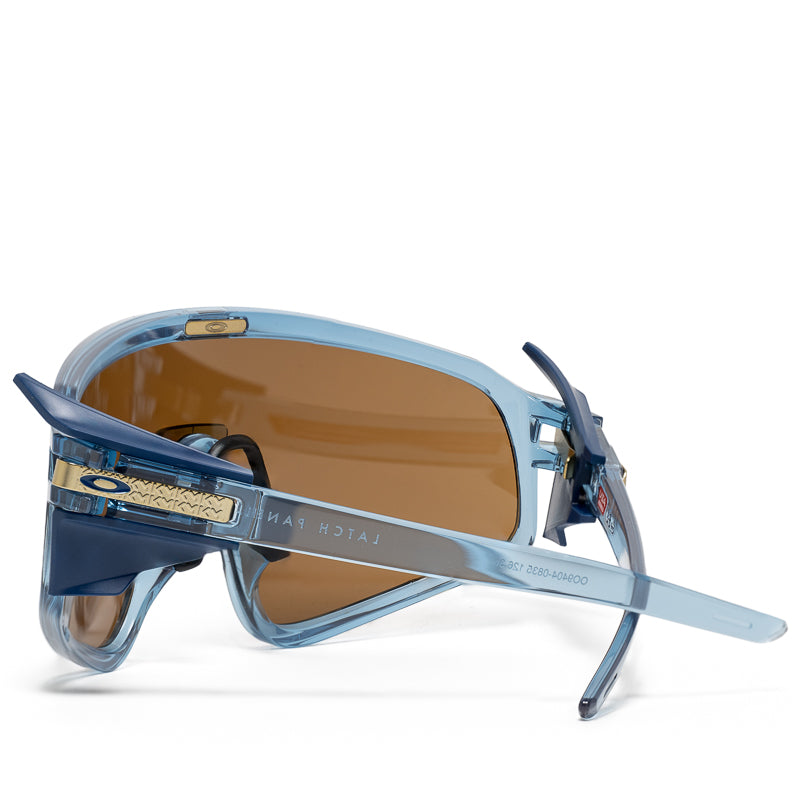 Oakley Latch Panel KM Sunglasses - Transparent Stonewash Frame with Prizm Tungsten Lenses for Running, Cycling & Outdoor Sports