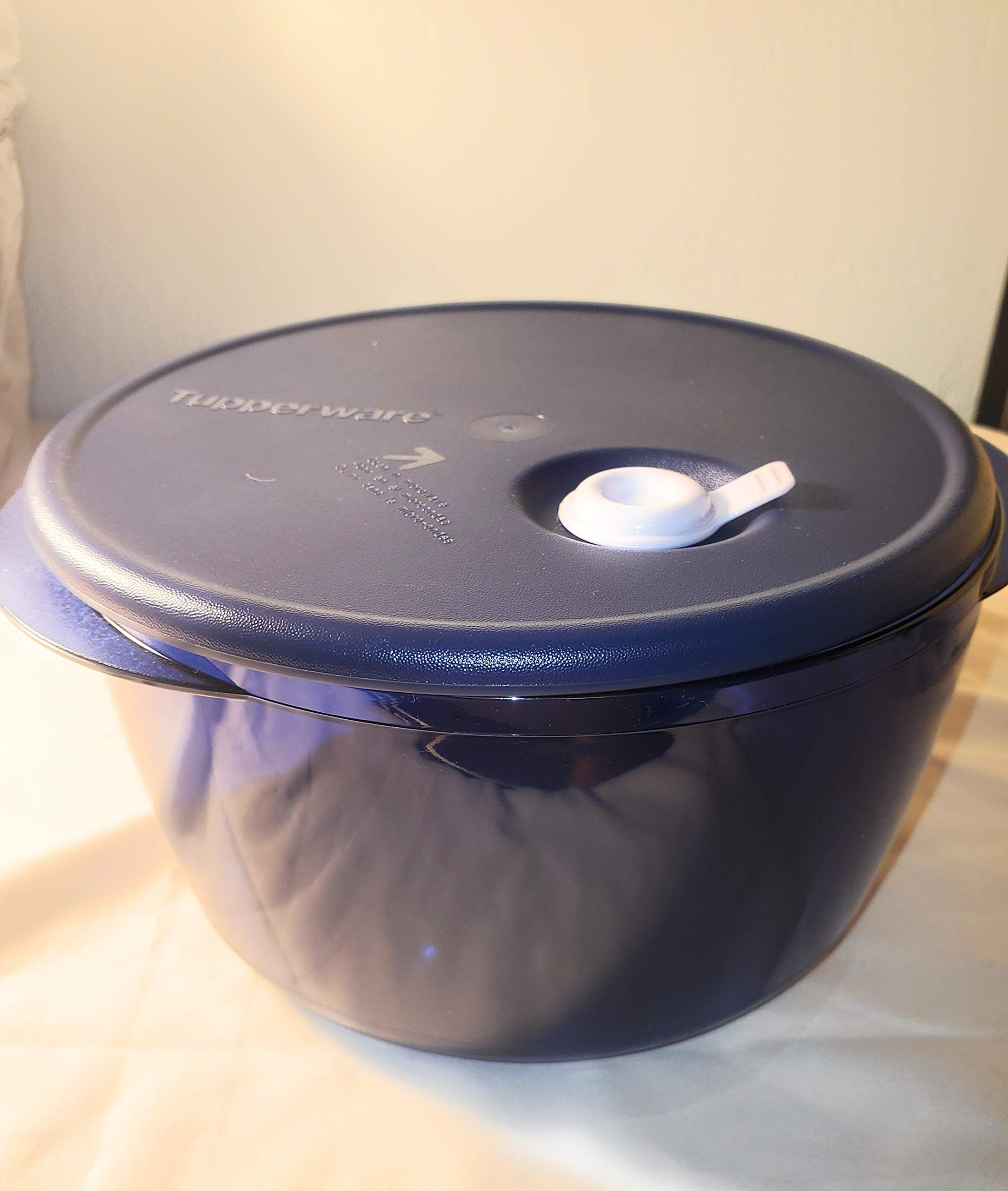 Tupperware Rock N Serve 2 Quart Large Round Microwave-Safe Food Storage Container with Lid - Mint Green | Perfect for Meal Prep, Leftovers & Reheating Food