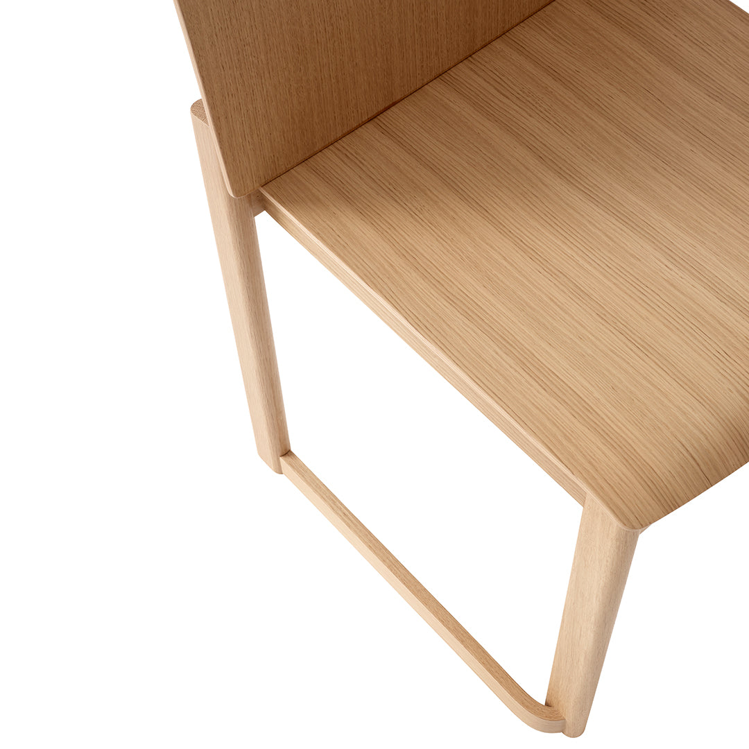 Allwood AV35 Stackable Side Chair - Modern Dining Chair for Kitchen, Restaurant, and Office Use