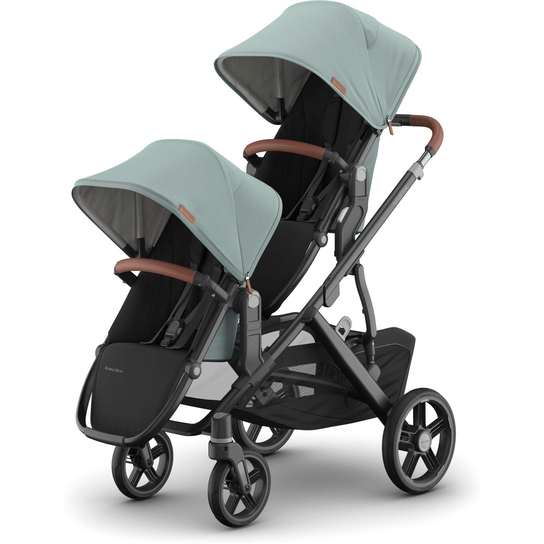 UPPAbaby Vista RumbleSeat V3 - Double Stroller Seat Attachment for Twins & Siblings | Compatible with Vista Strollers | Perfect for Shopping, Travel & Daily Walks