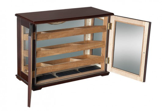 Premium Marciano Countertop Display Humidor with 3 Trays - Holds 250 Cigars | Perfect for Home, Office & Cigar Lounge Storage