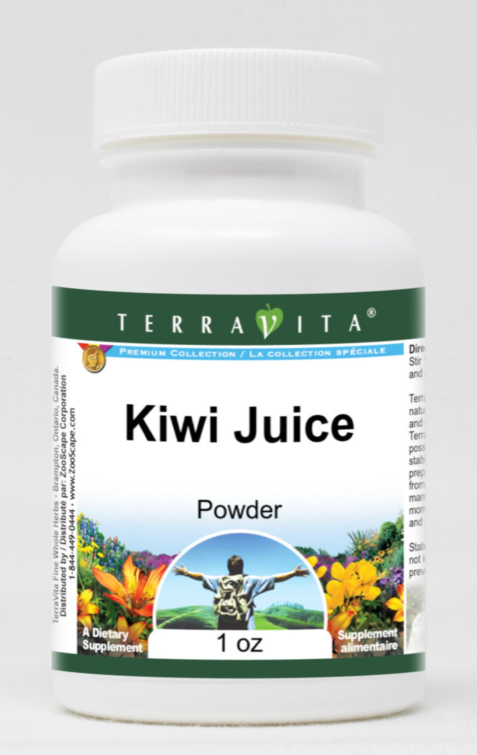 Organic Kiwi Juice Powder 1 oz - 100% Natural, No Additives, ZIN: 520633 - Perfect for Smoothies, Baking & Healthy Drinks