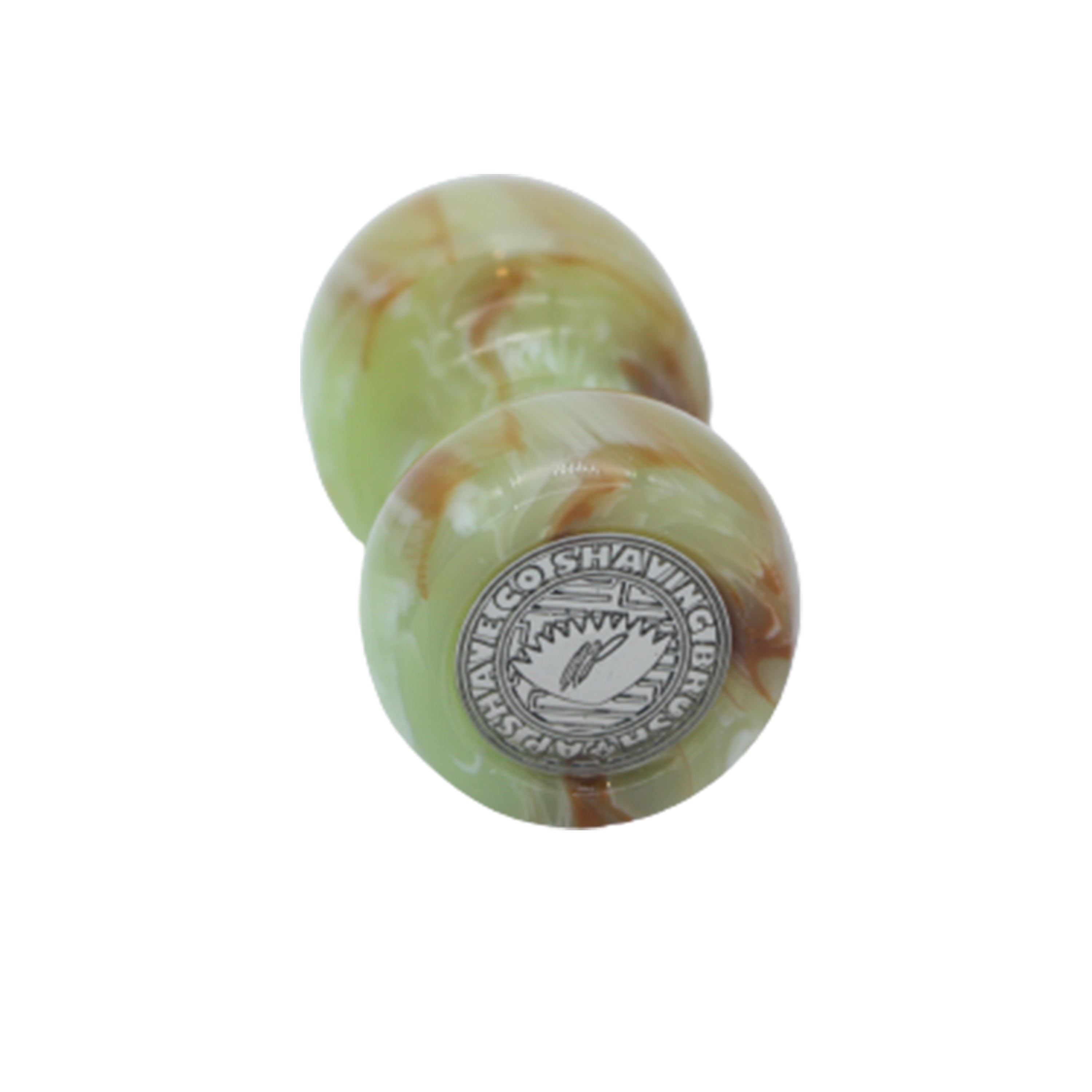 Premium Jade Handcrafted Shaving Brush Handle for Men - Fits 24mm & 26mm Knots - Luxury Wet Shaving & Grooming Gift for Beard Care Enthusiasts