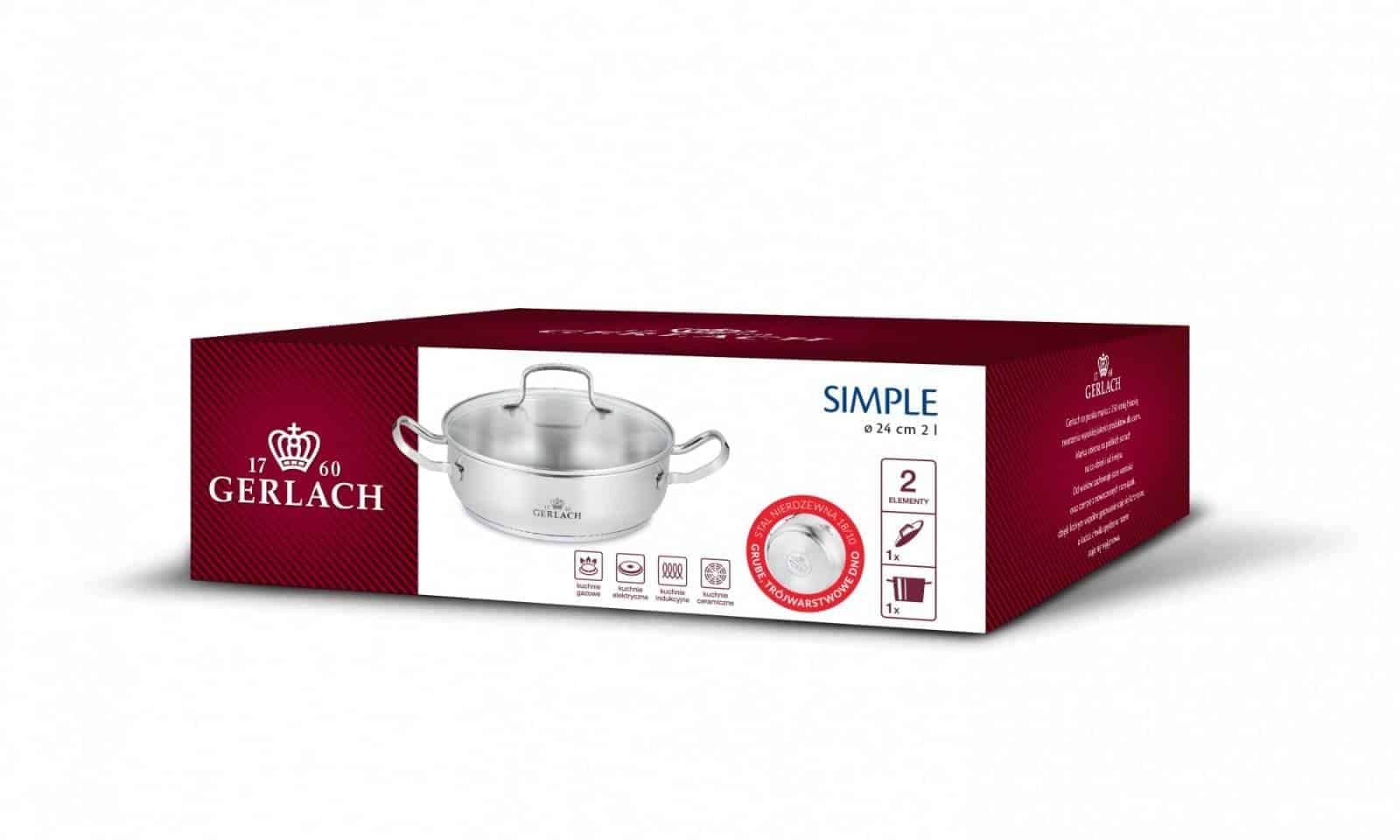 Stainless Steel Pot with Lid - 24cm, 7L Capacity - Silver Color - Perfect for Cooking, Boiling & Stewing - Ideal for Home Kitchen & Camping Use