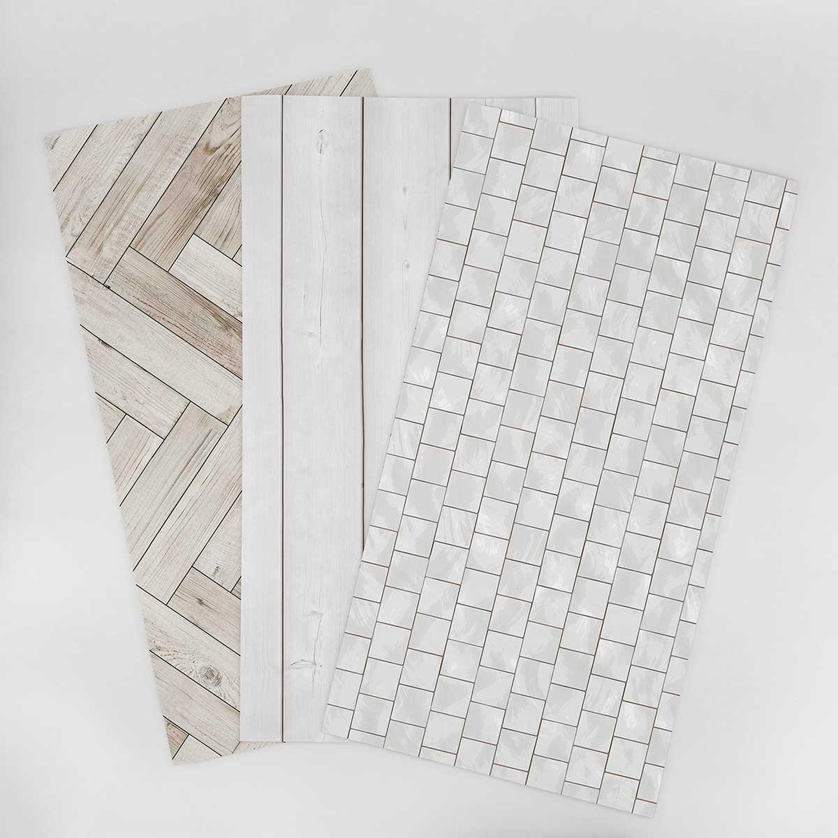 Textured Bathroom Wallpaper Sample - Designer Selection 003 | Waterproof Peel & Stick Wallpaper for Bathroom Decor, Shower Walls, Powder Rooms