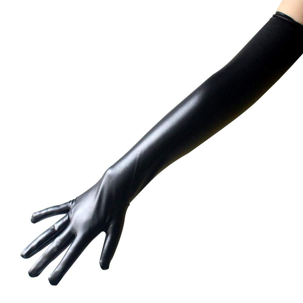 Unisex Leather Performance Gloves - Long, Tight & Stylish for Motorcycle Riding, Winter Sports & Fashion