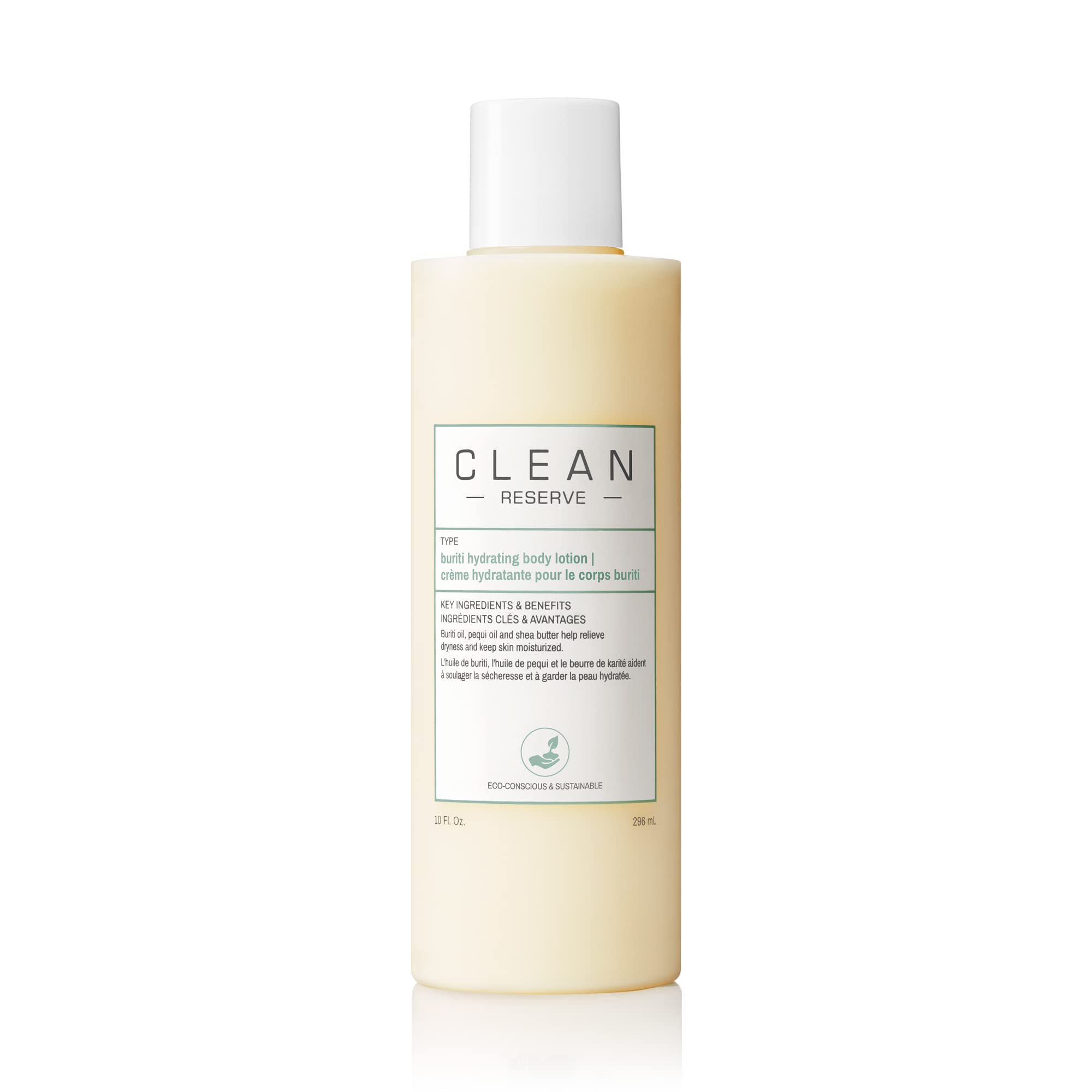 Clean Reserve Buriti Hydrating Body Lotion - Vegan, Cruelty-Free Moisturizer for Dry Skin | Hydrating Daily Body Care for Women & Men | Perfect for Home, Spa & Travel Use