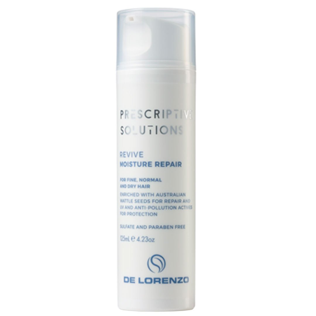 De Lorenzo Prescriptive Solutions Revive Moisture Repair Hair Treatment - 4.2oz/125ml Deep Conditioning for Dry Damaged Hair - Salon Quality Hair Mask for Hydration & Repair at Home