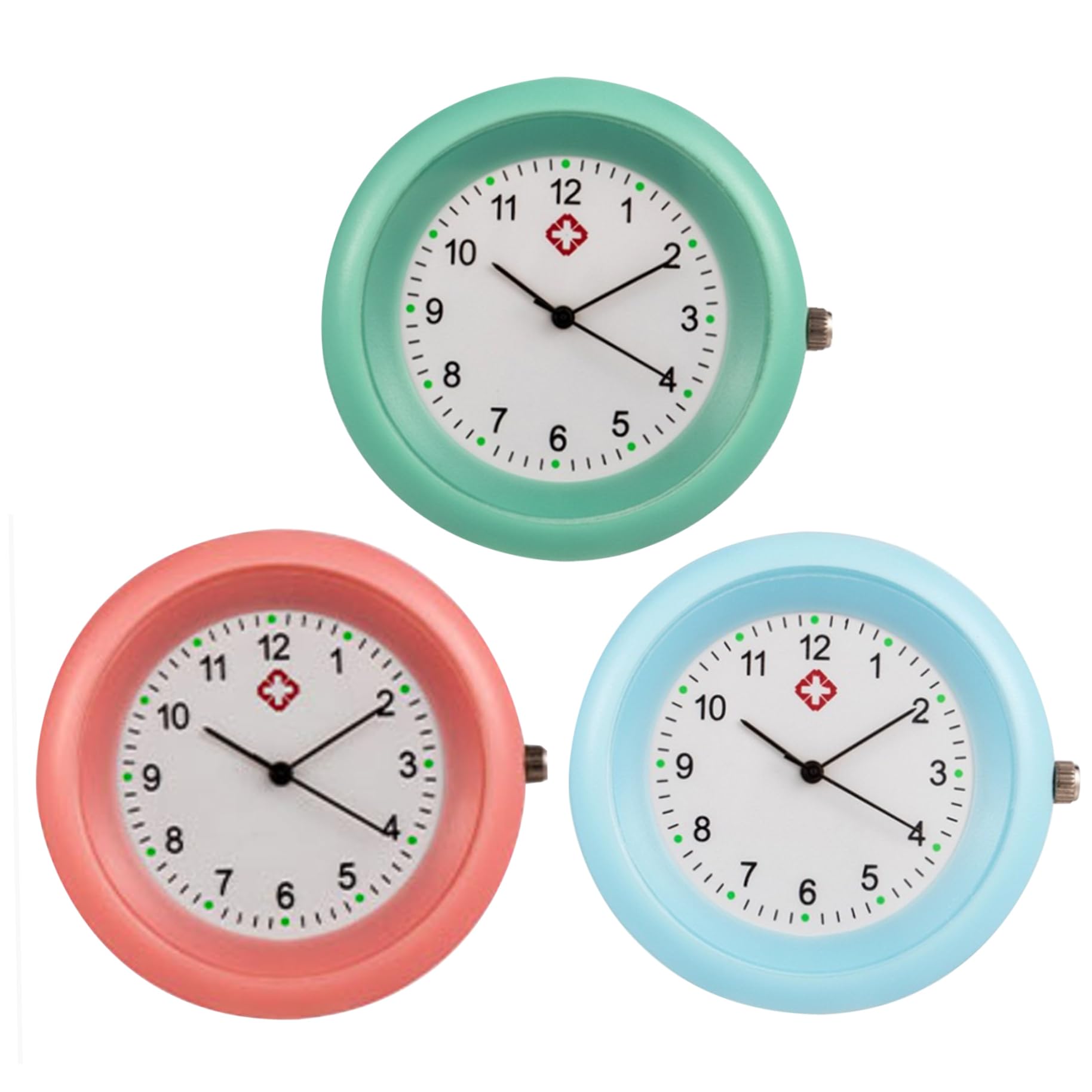 Waterproof Nurse Watch with Stethoscope Clip - Accurate Fob Pocket Watch for Medical Professionals - Clear Scale & Durable Design - Ideal Nurse Gift (Blue) - Perfect for Hospital Shifts, Clinical Use & Healthcare Professionals