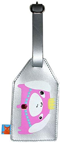 Pretty Princess Vicki Silver Luggage Tag - Durable Personalized Travel Bag Tag for Suitcases & Backpacks - Perfect for Air Travel, Vacation & Kids' Luggage Identification