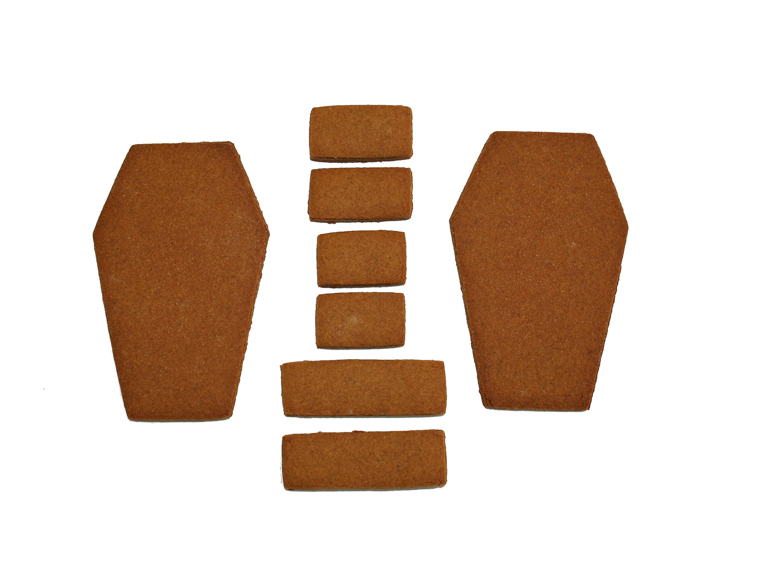 Halloween Coffin Treat Box Cookie Cutter Kit - 12 Piece Set for Spooky Cookies, Party Favors & DIY Baking Decorations | Perfect for Halloween Parties, Trick-or-Treat Gifts & Themed Desserts