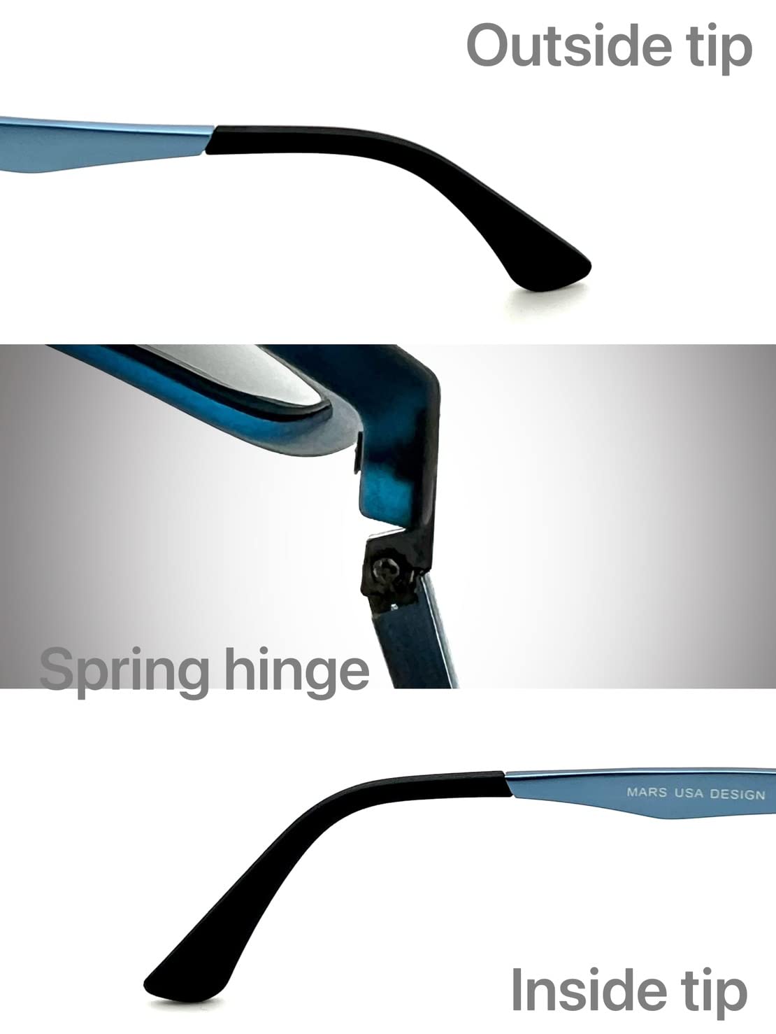 Polarized Square Sunglasses for Women & Men - UV Protection Rectangular Classic Shades for Driving, Fishing, Outdoor & Sports Activities